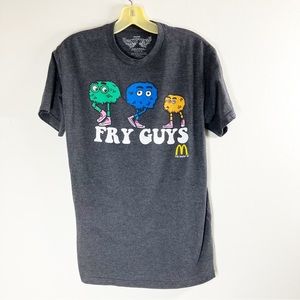 Vintage McDonald’s Fry Guys Grey T Shirt Savvy Size medium Euc